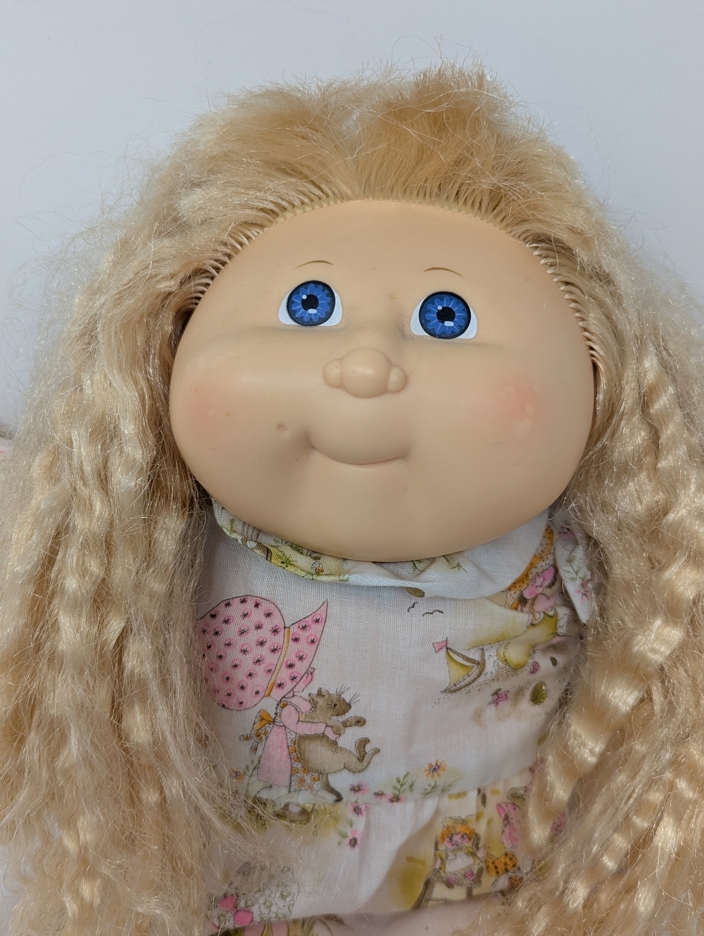 Cabbage Patch Kid Doll Girl Cornsilk Designer Line Crimped Hair Vintage